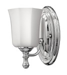 Bathroom wall lamps - Elstead SHELLY Wall lamp G9 1x3W IP44 Chrome HK-SHELLY1-BATH - product 1