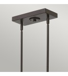 Triple pendant lamps - Elstead RIGBY E27 3x60W Brown Chandelier HK-RIGBY-ISLE-KZ - product 2