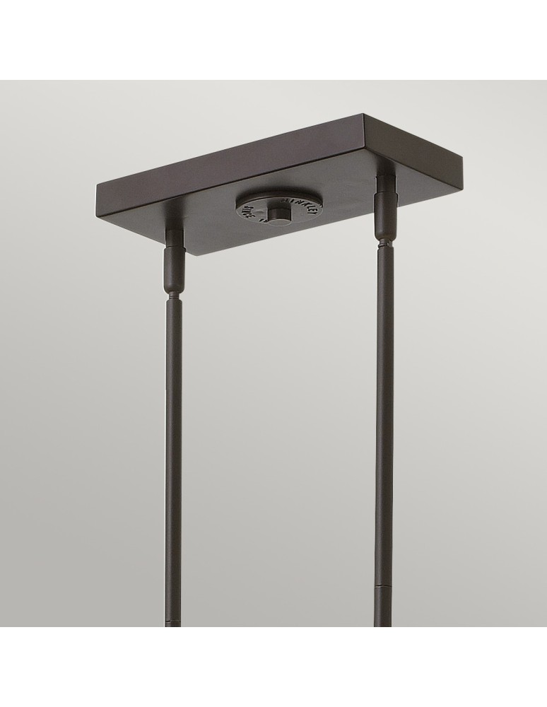 Triple pendant lamps - Elstead RIGBY E27 3x60W Brown Chandelier HK-RIGBY-ISLE-KZ - product kolory-swiatla.pl 2