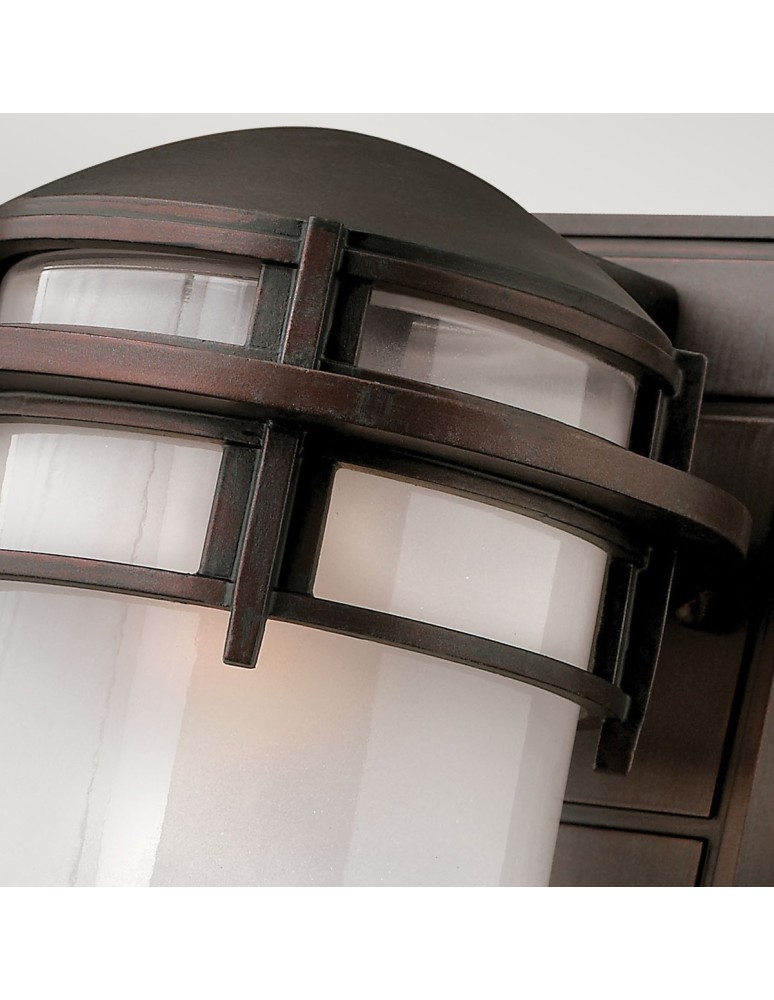 Outdoor wall lamps - Elstead REEF Wall lamp E27 1x60W IP44 Brown HK-REEF-SM-VZ - product kolory-swiatla.pl 2