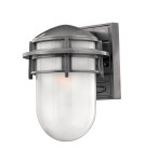 Outdoor wall lamps - Elstead REEF Wall lamp E27 1x60W IP44 Graphite HK-REEF-SM-HE - product 1