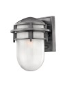 Elstead REEF Wall lamp E27 1x60W IP44 Graphite HK-REEF-SM-HE