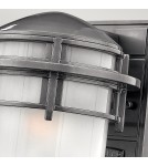 Outdoor wall lamps - Elstead REEF Wall lamp E27 1x60W IP44 Graphite HK-REEF-SM-HE - product 2