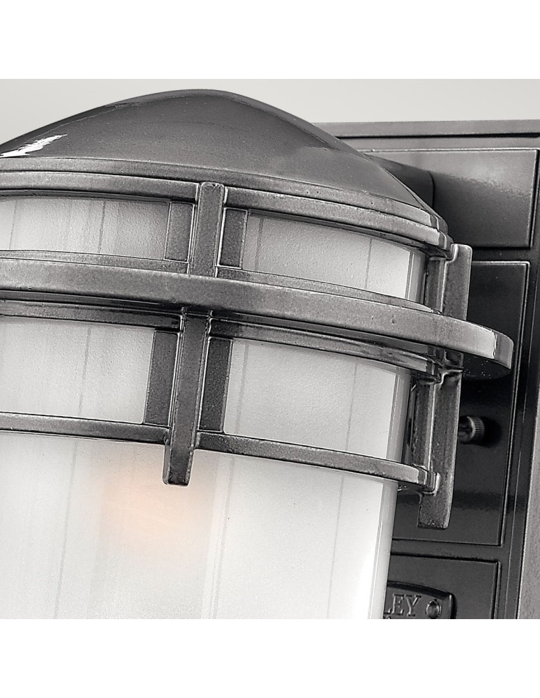 Outdoor wall lamps - Elstead REEF Wall lamp E27 1x60W IP44 Graphite HK-REEF-SM-HE - product kolory-swiatla.pl 2