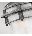 Outdoor wall lamps - Elstead REEF Wall lamp E27 1x60W IP44 Graphite HK-REEF-SM-HE - product 3