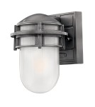Outdoor wall lamps - Elstead REEF Wall lamp E27 1x60W IP44 Graphite HK-REEF-MINI-HE - product 1