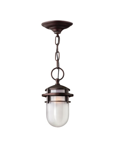 Elstead REEF Pendant E27 1x60W Brown HK-REEF8-VZ