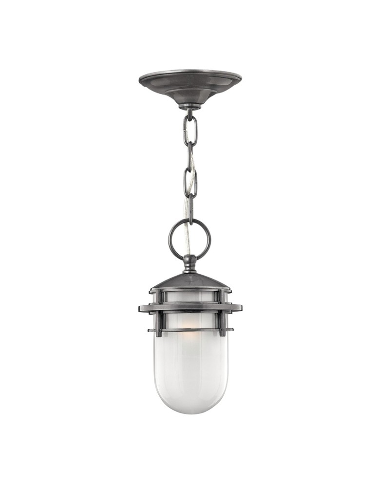 Pendant lamps - Elstead REEF Pendant E27 1x60W Graphite HK-REEF8-HE - product kolory-swiatla.pl 1