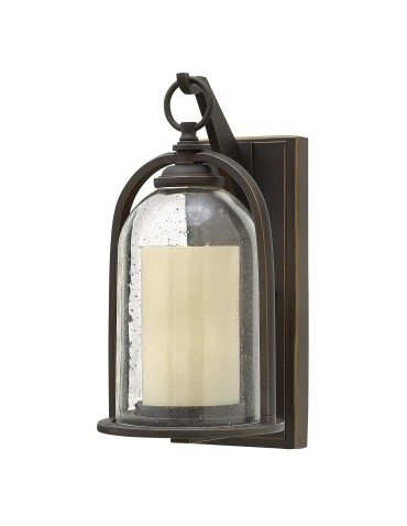 Elstead QUINCY Wall lamp E27 1x100W IP44 Brown HK-QUINCY-S
