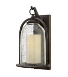 Outdoor wall lamps - Elstead QUINCY Wall lamp E27 1x100W IP44 Brown HK-QUINCY-M - product 1