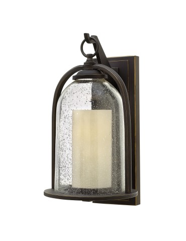 Elstead QUINCY Wall lamp E27 1x100W IP44 Brown HK-QUINCY-M