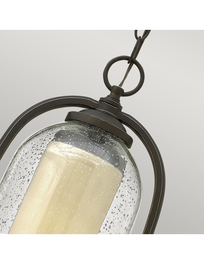 Pendant lamps - Elstead QUINCY Pendant E27 1x100W Brown HK-QUINCY8-M - product kolory-swiatla.pl 3