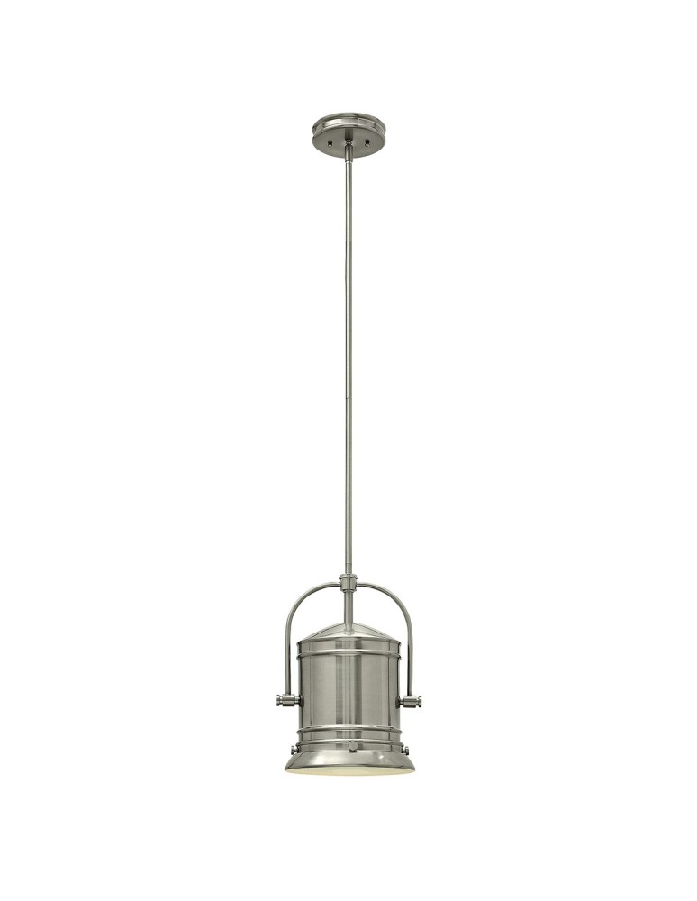 Pendant lamps - Elstead PULLMAN Pendant E27 1x60W Nickel HK-PULLMAN-M-BN - product kolory-swiatla.pl 1