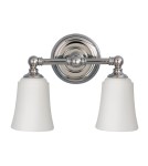 Wall lamps - Feiss HUGENOT LAKE 2x40W G9 FE/HUGOLAKE2BATH Wall lamp. - product 1