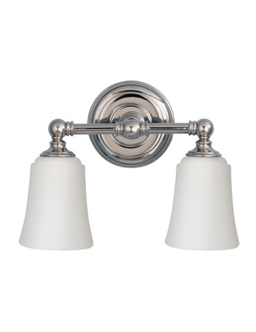 Feiss HUGENOT LAKE 2x40W G9 FE/HUGOLAKE2BATH Wall lamp.