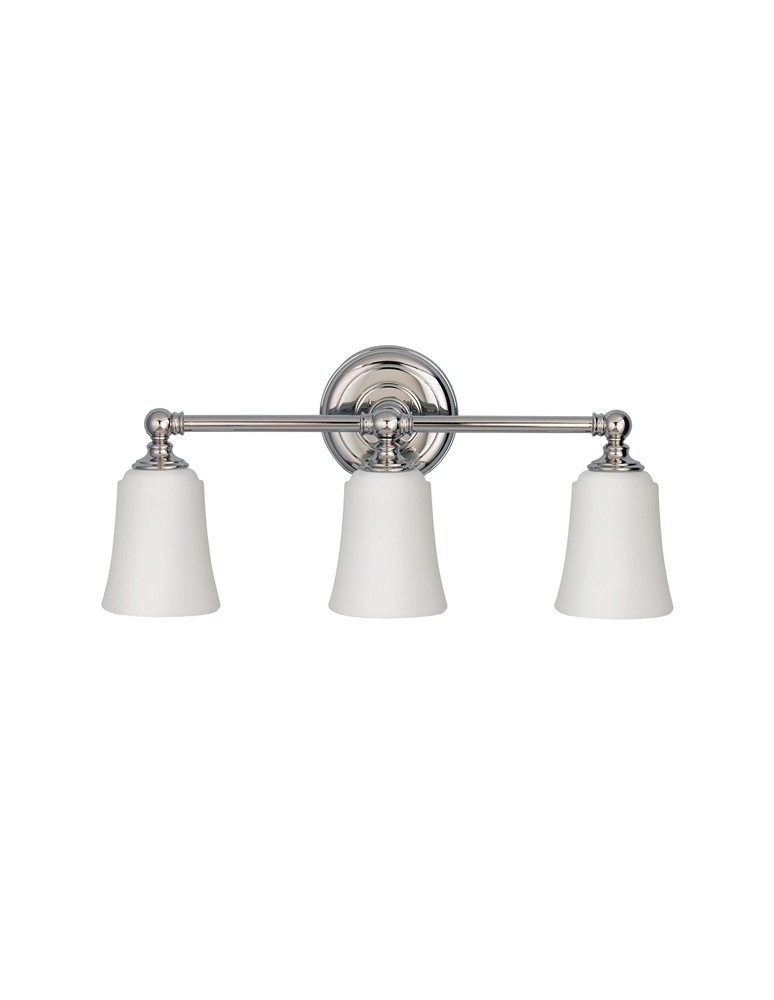 Triple wall lamps - Feiss HUGENOT LAKE 3x40W G9 FE/HUGOLAKE3BATH Wall lamp. - product kolory-swiatla.pl 1