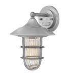 Outdoor wall lamps - Elstead MARINA Wall lamp E27 1x100W IP44 Silver HK-MARINA2-S - product 1