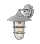 Outdoor wall lamps - Elstead MARINA Wall lamp E27 1x100W IP44 Silver HK-MARINA2-M - product 1