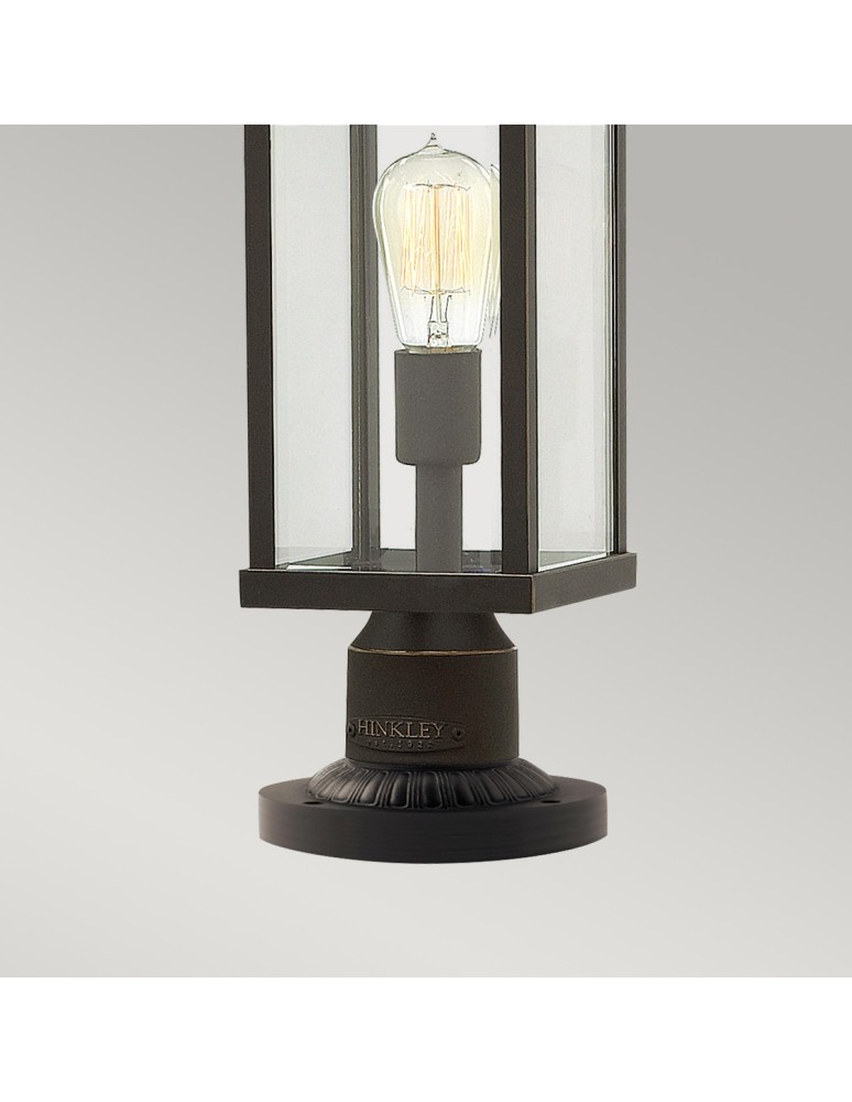 Standing garden lamps - Elstead MANHATTAN Outdoor Standing E27 1x100W IP44 Brown HK-MANHATTAN3-M. - product kolory-swiatla.pl 3