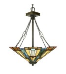 Chandeliers - Quoizel INGLENOOK 3x100W E27 QZ/INGLENOOK/P/B Pendant - product 1