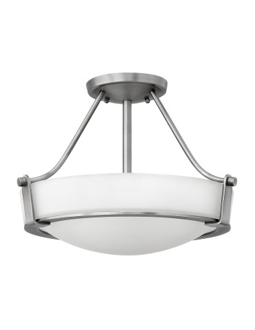 Elstead HATHAWAY Pendant E27 2x100W Antique Nickel HK-HATHAWAY-SFSN
