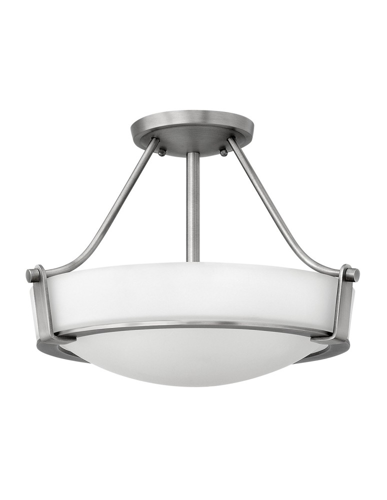 Ceiling lamps - Elstead HATHAWAY Pendant E27 2x100W Antique Nickel HK-HATHAWAY-SFSN - product kolory-swiatla.pl 1