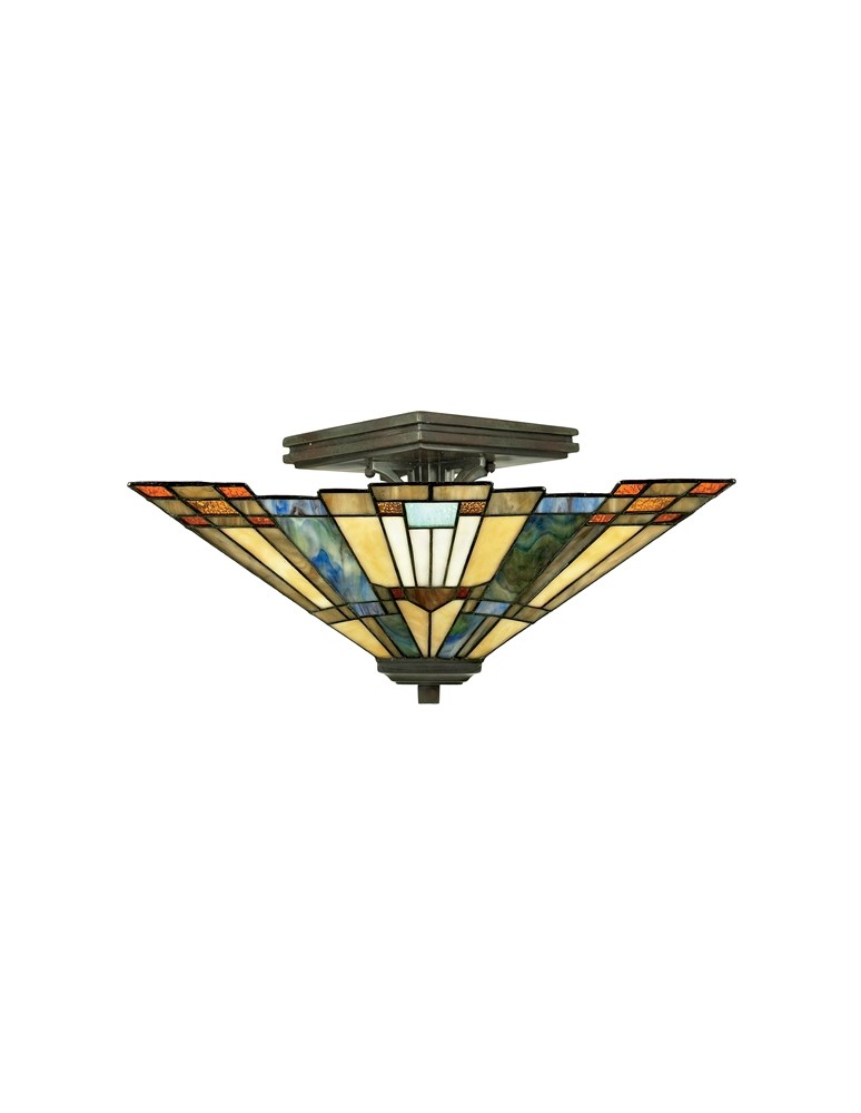Ceiling lamps - Quoizel INGLENOOK 2x60W E27 QZ/INGLENOOK/SF Ceiling light - product kolory-swiatla.pl 1