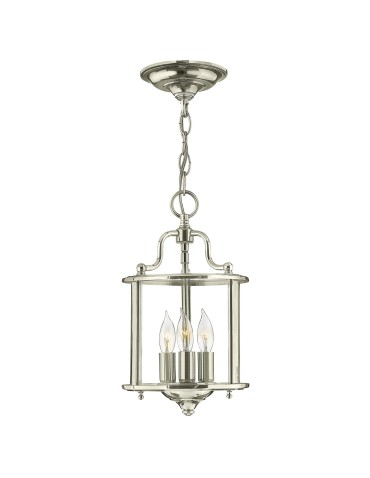 Elstead GENTRY Pendant E14 3x60W Nickel HK-GENTRY-P-S-PN