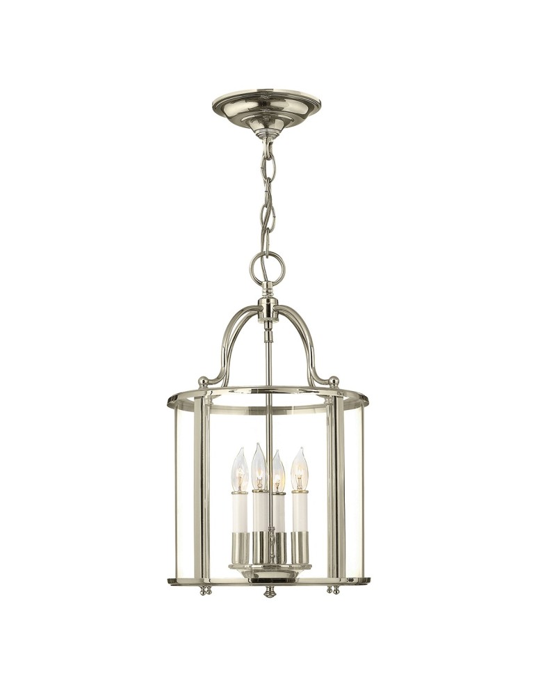 Chandeliers - Elstead GENTRY Pendant E14 4x60W Nickel HK-GENTRY-P-M-PN - product kolory-swiatla.pl 1