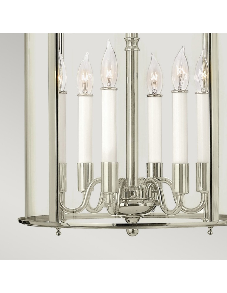 Chandeliers - Elstead GENTRY Pendant E14 6x60W Nickel HK-GENTRY-P-L-PN - product kolory-swiatla.pl 4