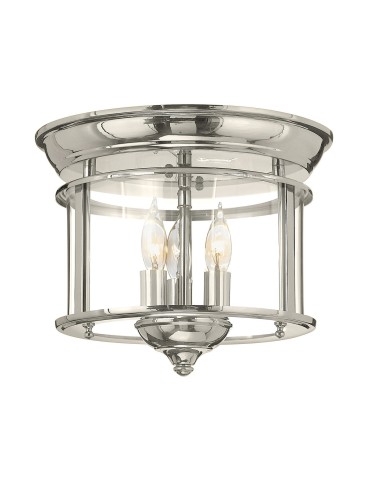 Elstead GENTRY Plafond E14 3x40W Nickel HK-GENTRY-F-PN