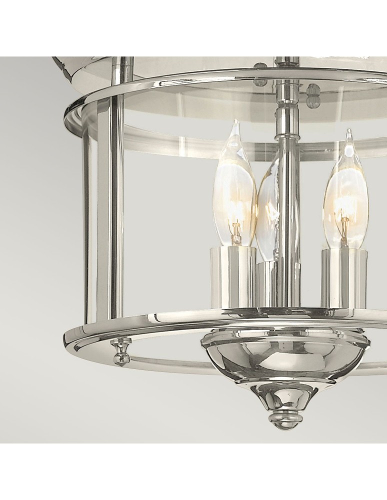 Ceiling lamps - Elstead GENTRY Plafond E14 3x40W Nickel HK-GENTRY-F-PN - product kolory-swiatla.pl 2