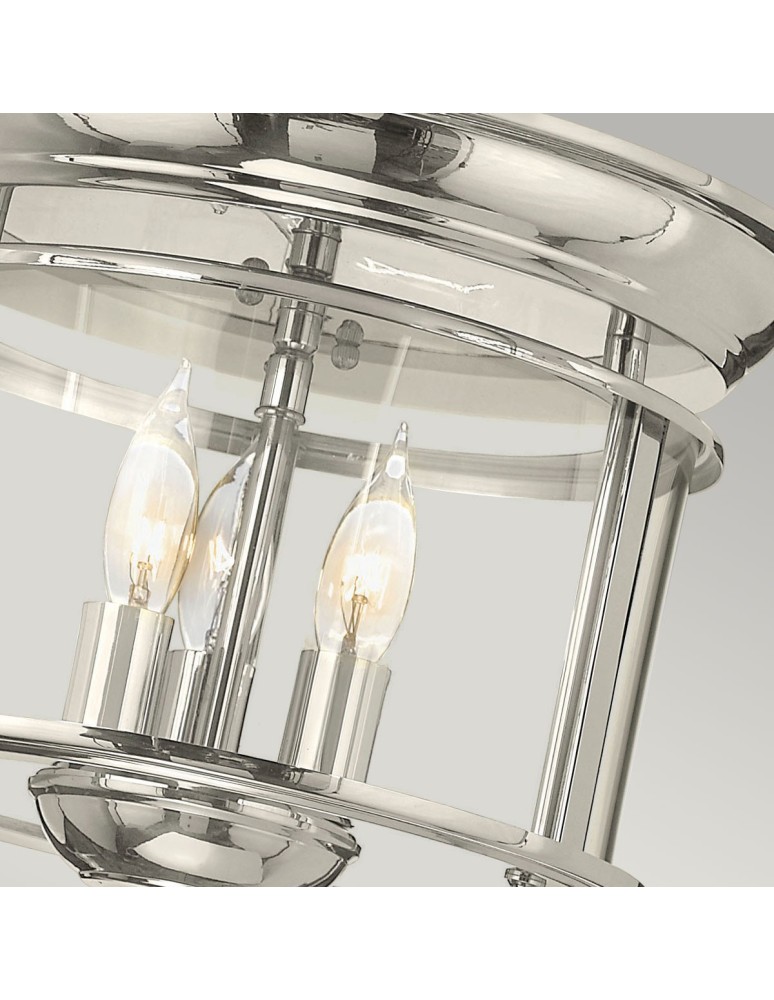 Ceiling lamps - Elstead GENTRY Plafond E14 3x40W Nickel HK-GENTRY-F-PN - product kolory-swiatla.pl 3