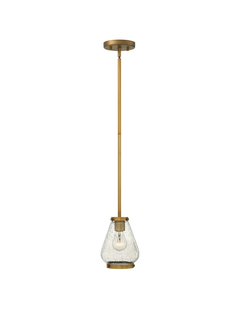 Pendant lamps - Elstead FINLEY Pendant E27 1x100W Brushed Bronze HK-FINLEY-P-BR - product kolory-swiatla.pl 1