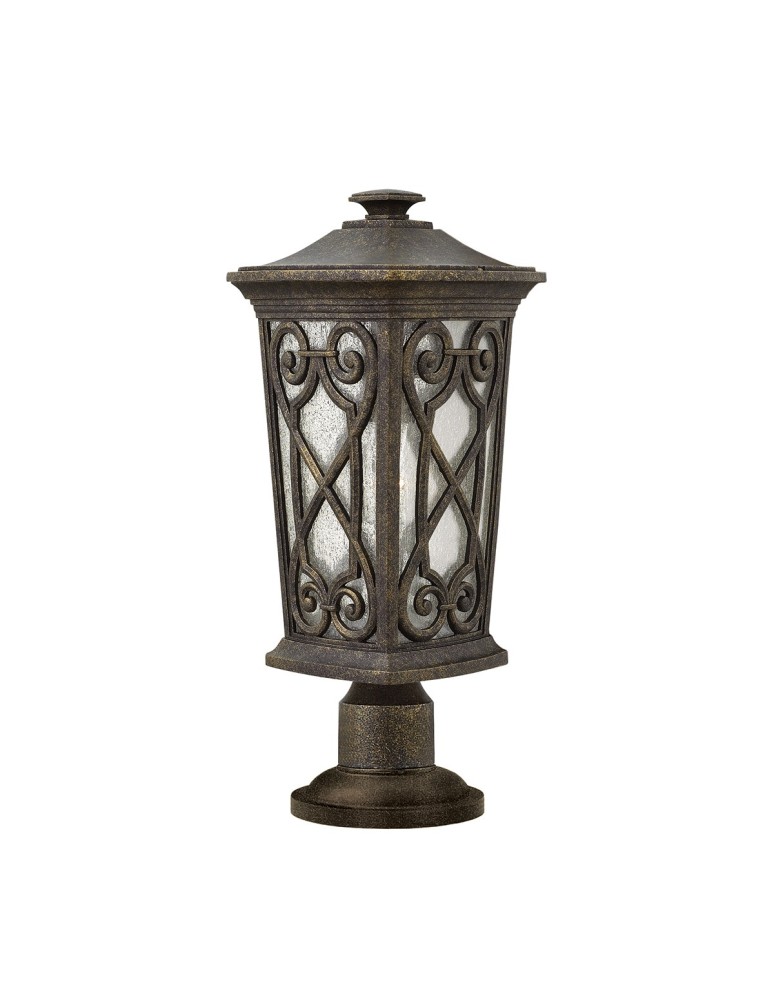 Standing garden lamps - Elstead ENZO Outdoor Standing E27 1x100W IP44 Brown HK-ENZO3-S - product kolory-swiatla.pl 1