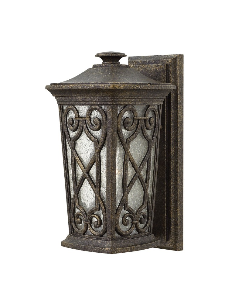 Kinkiety zewnętrzne - Elstead ENZO Kinkiet E27 1x100W IP44 Brązowy HK-ENZO2-S - produkt kolory-swiatla.pl 1