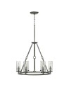 Elstead DAKOTA Chandelier E14 6x60W Nickel HK-DAKOTA6