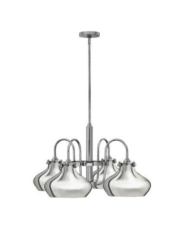 Elstead CONGRESS chandelier E27 4x100W Chrome HK-CONGRESS4-C-CM