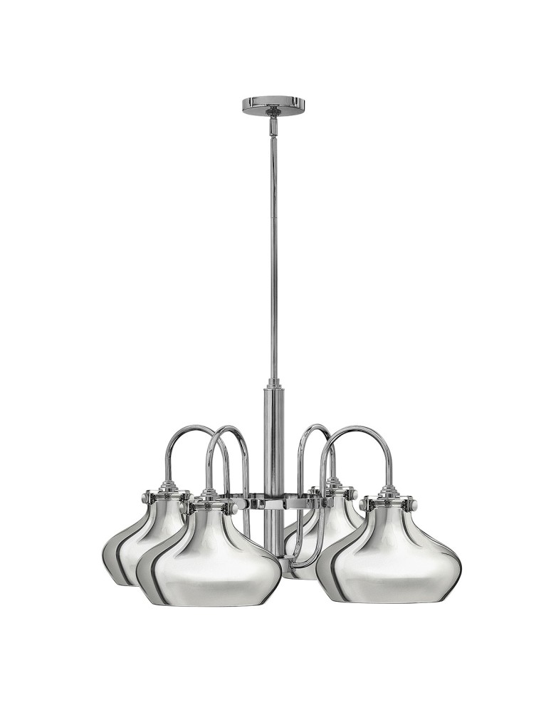 Chandeliers - Elstead CONGRESS chandelier E27 4x100W Chrome HK-CONGRESS4-C-CM - product kolory-swiatla.pl 1
