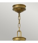 Retro chandeliers - Elstead COLLIER Pendant E14 4x60W Brass HK-COLLIER-P - product 2