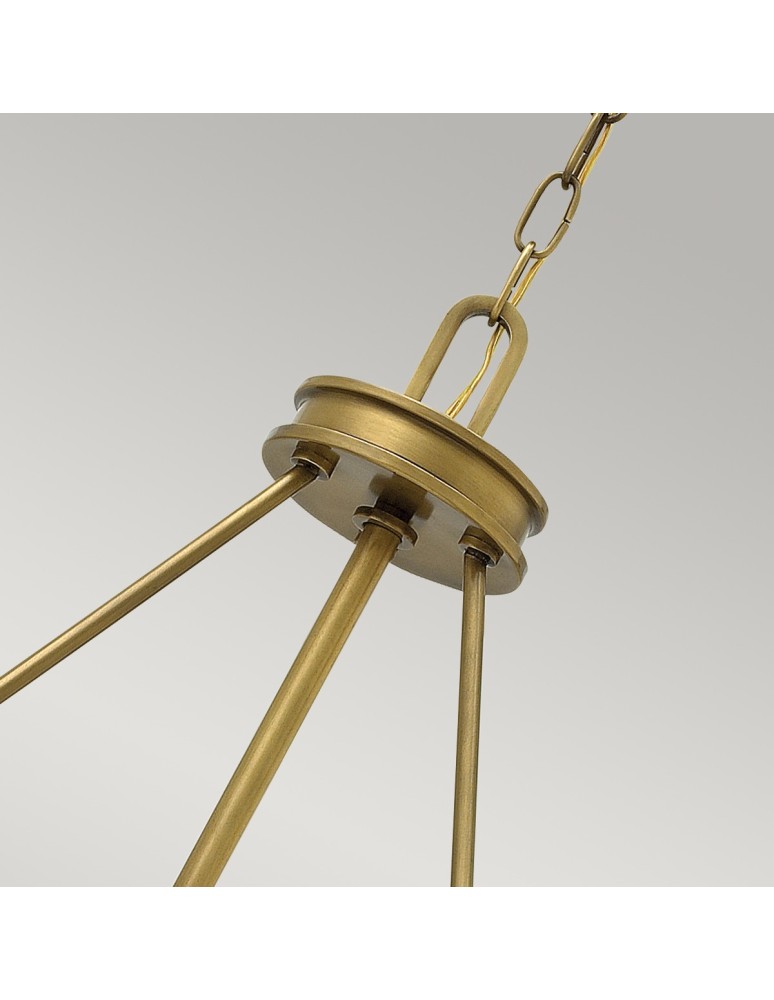 Retro chandeliers - Elstead COLLIER Pendant E14 4x60W Brass HK-COLLIER-P - product kolory-swiatla.pl 3