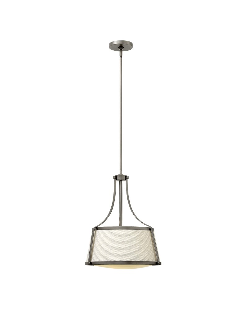 Lampy wiszące - Elstead CHARLOT Wisząca E27 3x75W Nikiel Antyczny HK-CHARLOTTE-P-AN - produkt kolory-swiatla.pl 1