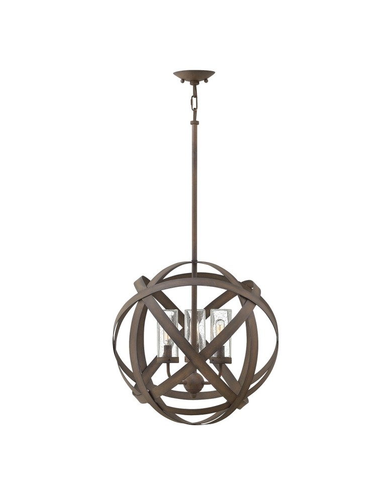 Chandeliers - Elstead CARSON Outdoor Chandelier E14 3x40W IP44 Graphite HK-CARSON-3P. - product kolory-swiatla.pl 1