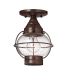 Ceiling lamps - Elstead CAPE COD Plafond E27 1x60W Brown HK-CAPECOD8-S - product 1