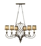 Chandeliers - Feiss JUSTINE 6x60W E14 FE/JUSTINE6 ISLE Pendant. - product 1