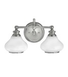 Bathroom wall lamps - Elstead AINSLEY Wall lamp G9 2x3W IP44 Chrome HK-AINSLEY2-BATH - product 1