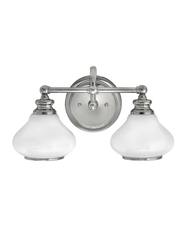 Elstead AINSLEY Wall lamp G9 2x3W IP44 Chrome HK-AINSLEY2-BATH