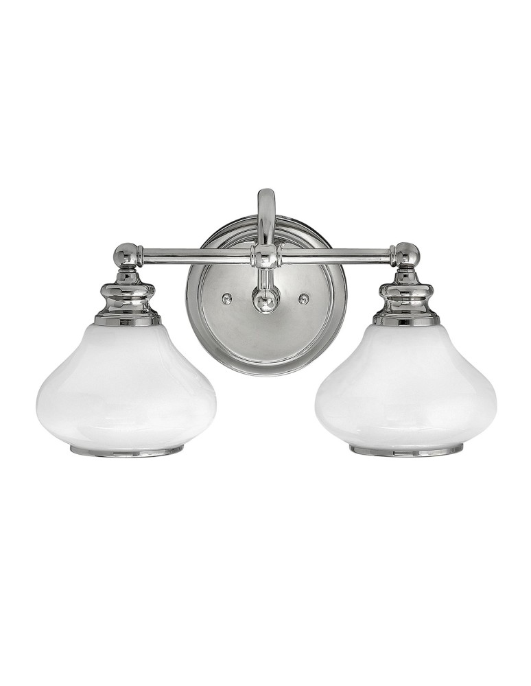 Bathroom wall lamps - Elstead AINSLEY Wall lamp G9 2x3W IP44 Chrome HK-AINSLEY2-BATH - product kolory-swiatla.pl 1