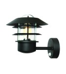 Outdoor lights with motion sensor - Elstead HELSINGOR Wall lamp E27 1x60W IP44 Motion Sensor Black HELSINGOR-PIR-BK - product 1