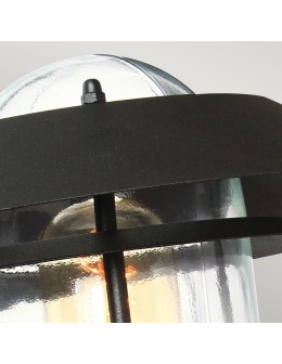 Elstead HELSINGOR Wall lamp E27 1x60W IP44 Motion Sensor Black HELSINGOR-PIR-BK - product 2